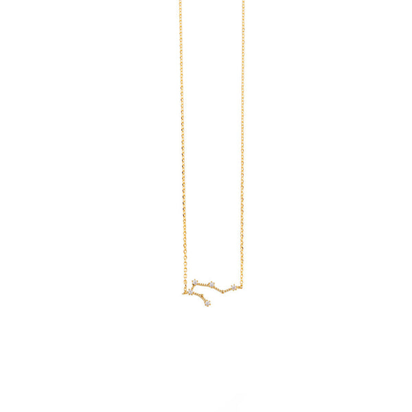 Aquarius Cosmic Gold Necklace
