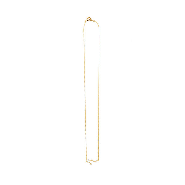 Aquarius Cosmic Gold Necklace