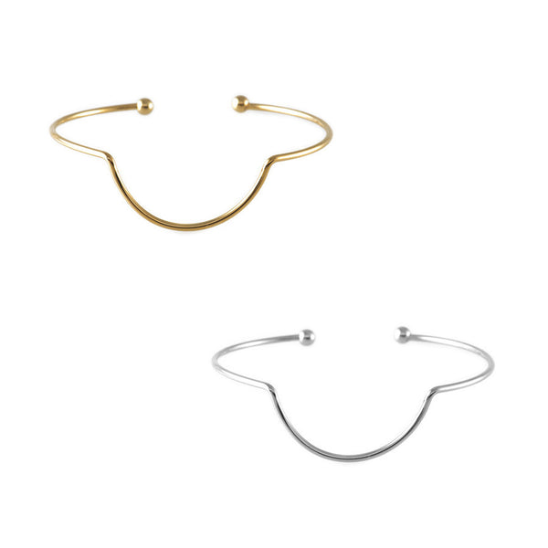 Arch Silver Cuff - Wanderlust + Co