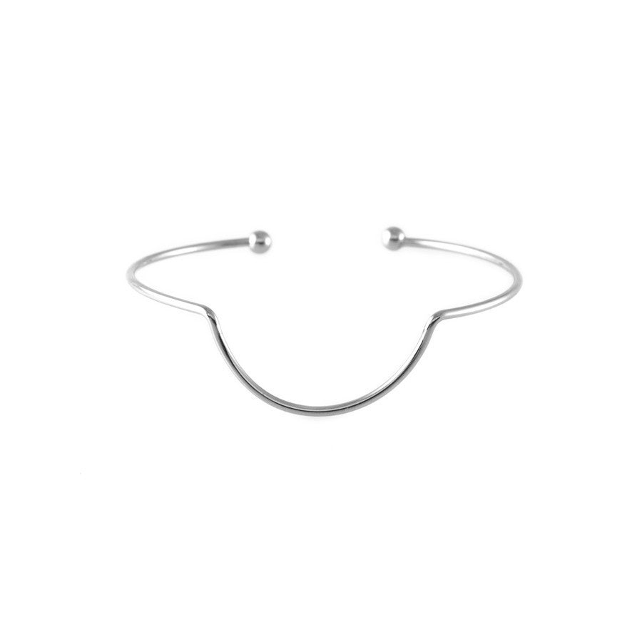 Arch Silver Cuff - Wanderlust + Co