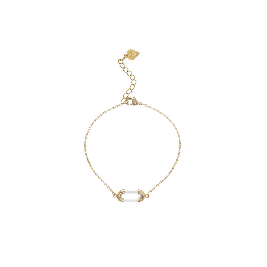 Aria Gold & Ivory Bracelet - Wanderlust + Co